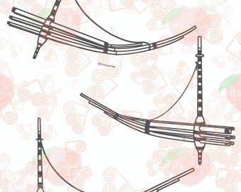 Hmong Qeej, Pack 1, Instrument, JPEG, PNG, PDF, Digital Download