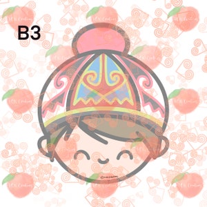 Cute Boy In Hmong Hat - B3, Color and B&W, JPEG, PNG, Digital Download