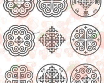 Hmong Digital Files, Pack 15, JPEG, PNG, PDF, Digital Download