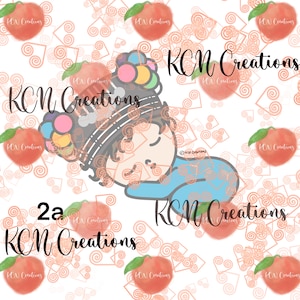 Hmong Baby Sleeping-Pom Pom Hat, 2a ONLY, JPEG, PNG, Digital Download