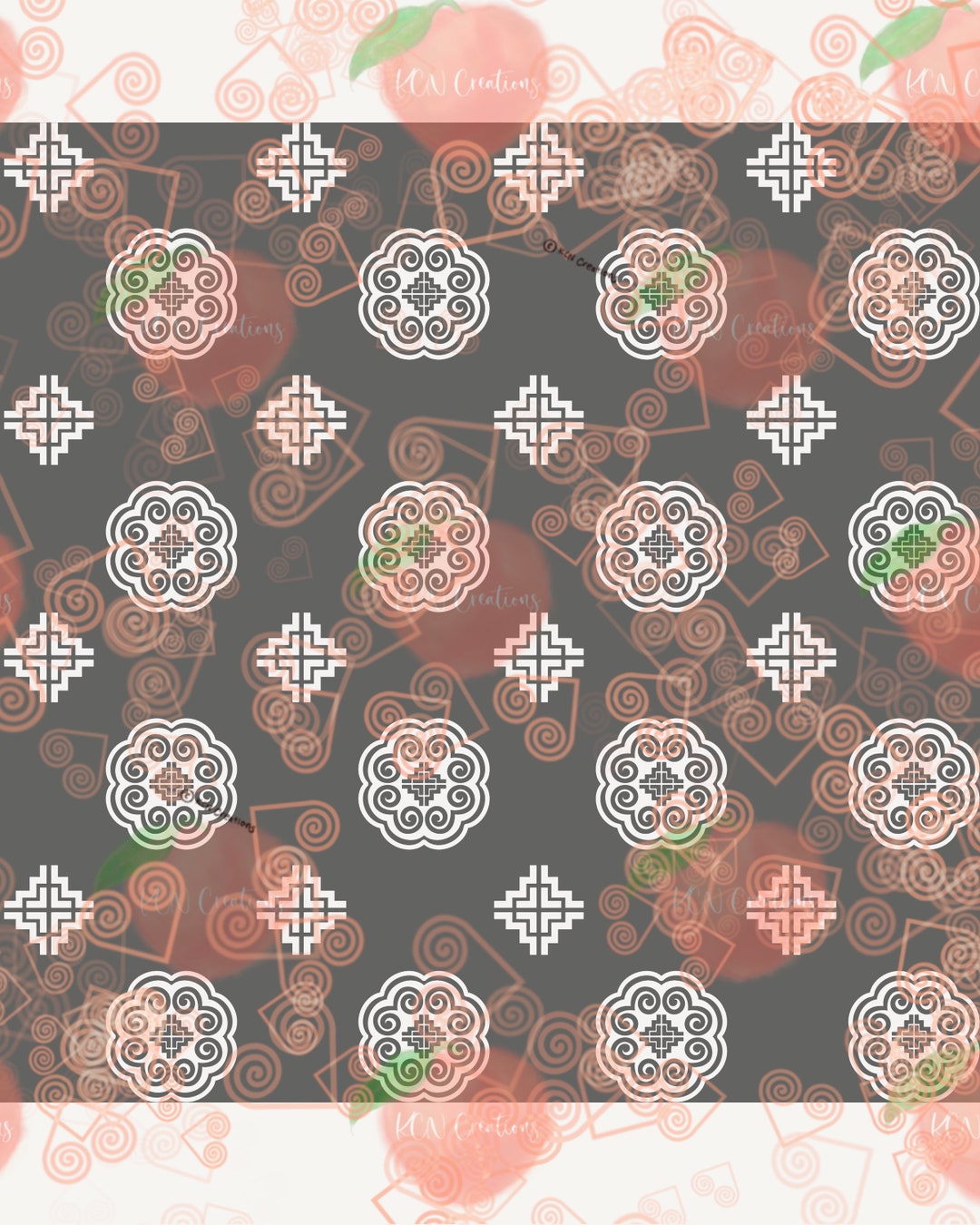 Cute Hmong Pattern 4. JPEG, PNG, PDF. Digital File. - Etsy