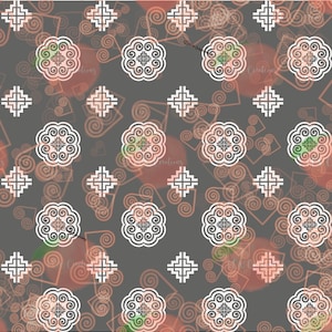 Cute Hmong Pattern 4, JPEG, PNG, PDF, Digital Download