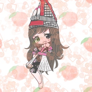 Chibi_Hmong_Girl_10. JPEG, PNG. File digitale.