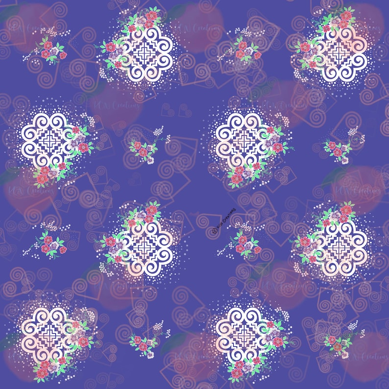Cute Hmong Pattern 8, JPEG, PNG, Digital Download - Etsy