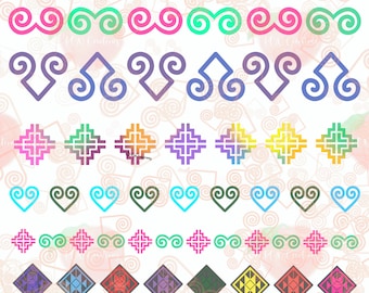 Hmong Digital Files, Pack 16, Color, JPEG, PNG, PDF, Digital Download