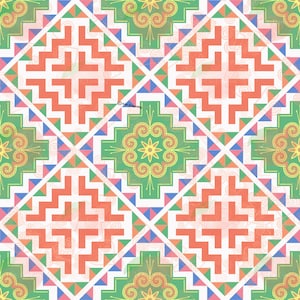 Hmong PNM Pattern 19 (Pnq), JPEG, PNG, Digital Download
