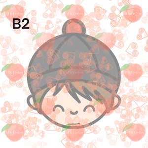 モン族の帽子をかぶったかわいい男の子 - B2サイズ。カラーと白黒。JPEG、PNG。デジタルファイル。