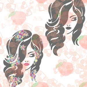 Linda Garota 1, Cabelo de Thai Li Loos, Colorido, P&B, JPEG, PNG, PDF, Download Digital