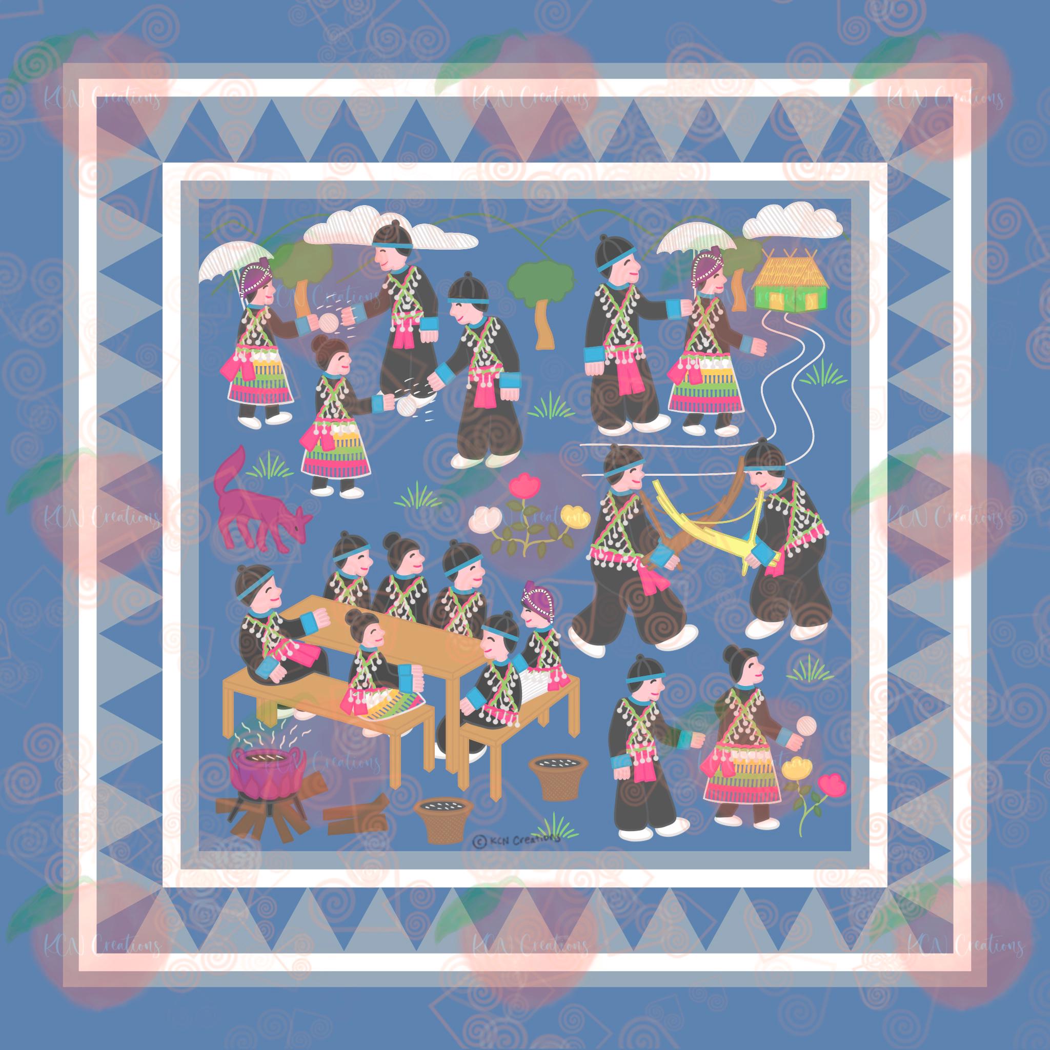 Hmong Story Cloth - Etsy