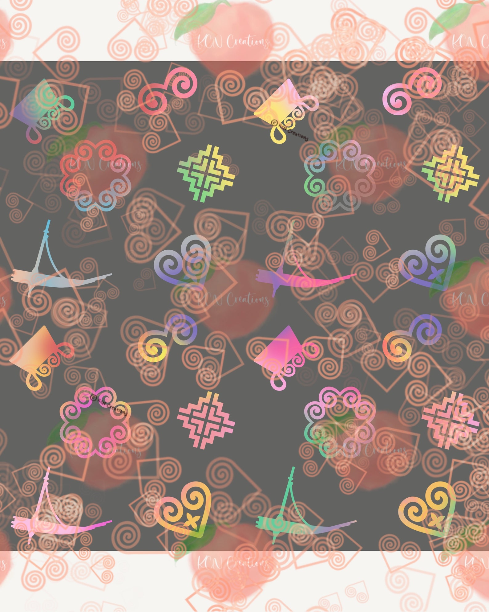Cute Hmong Pattern 3. JPEG PNG PDF. Digital File. - Etsy