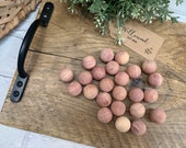 Traditional Cedar Wood Moth Repellent Balls - Eco Friendly Compostable - Wardrobe Drawers