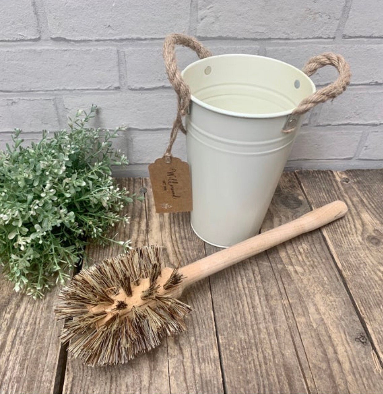 Eco Friendly Large Toilet Brush & Holder Set Zero Waste Etsy