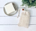 Natural Sisal Soap Saver Bag: Woven Exfoliating Washcloth