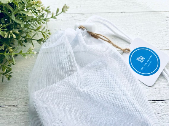 Wash Bag Laundry Bag for Washable Makeup Pads Cloths & Soap Nuts Net Mesh Washing  Bag Storage Bag Drawstring 