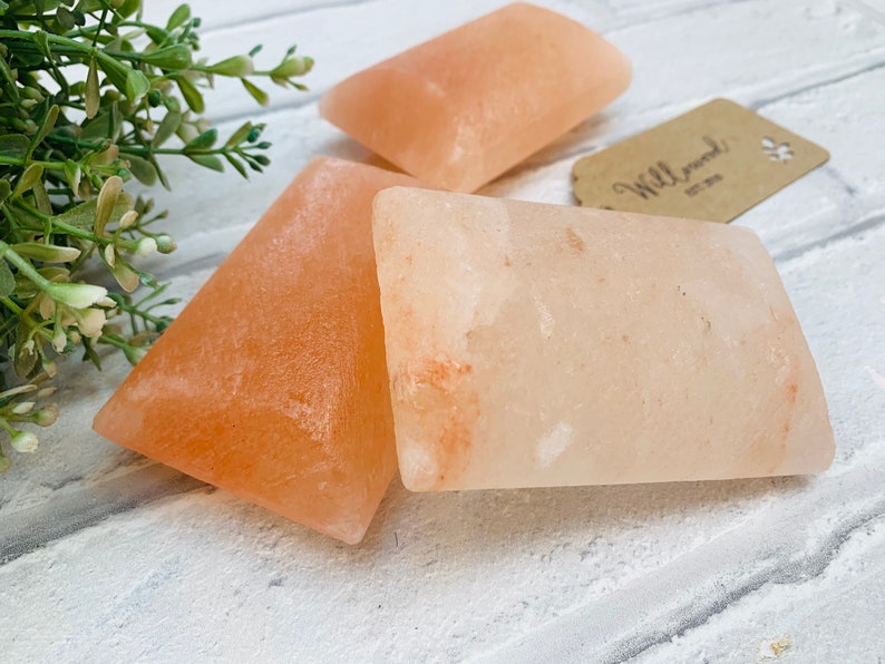 Natural Himalayan Salt Deodorant Massage Stone Large Bar Etsy UK