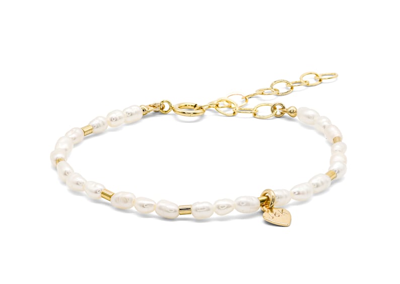 Bracelet de perles avec gravure, cadeau pour la fête des mères image 3