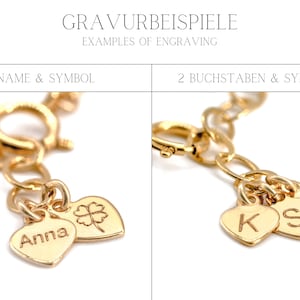 Armband gold mit Personalisierung, Geschenk zum Muttertag Bild 5