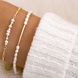 Bracciale personalizzato con perle Regalo per la festa della mamma Regalo damigella d'onore immagine 7