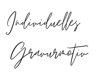 Individuelles Motiv für die Gravur