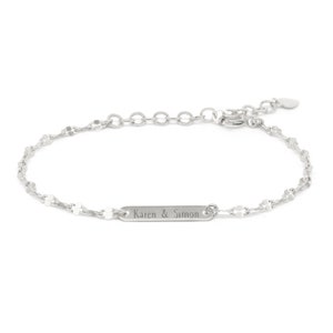 Engraved Bracelet / Personalized Gift / Mother's Day Gift image 3