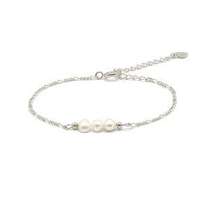 Personalisiertes Perlen Armband gold Damen / Geschenk zum Muttertag Bild 8