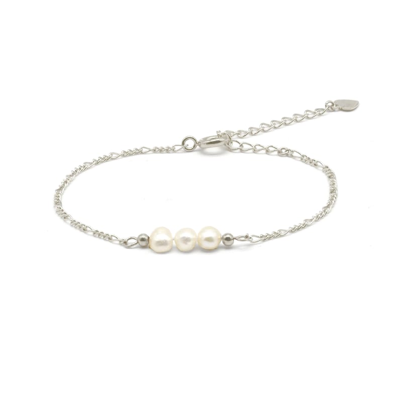 Personalisiertes Perlen Armband gold Damen / Geschenk zum Muttertag Bild 8