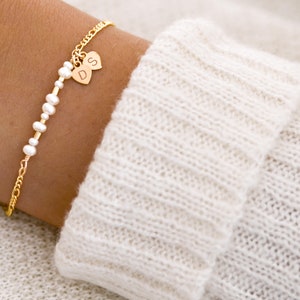 Bracelet personnalisé avec perles Cadeau pour la fête des mères Cadeau demoiselle d'honneur image 3
