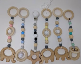 wooden car seat toys