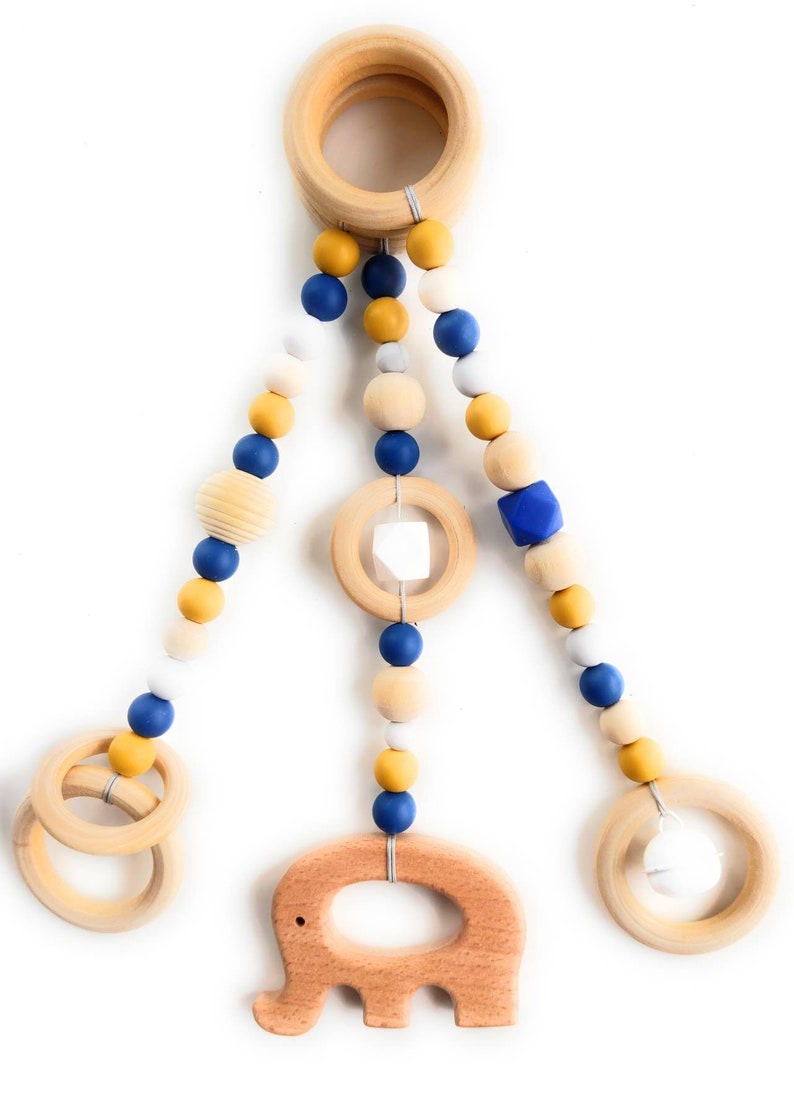 Wooden baby gym activity play mat playmat wood frame stand Etsy