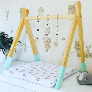 wooden play mat baby