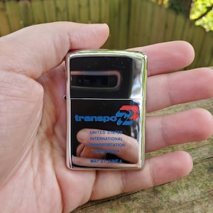Vintage 1970s Transpo 72 Zippo US International Transportation Exposition Zippo Lighter