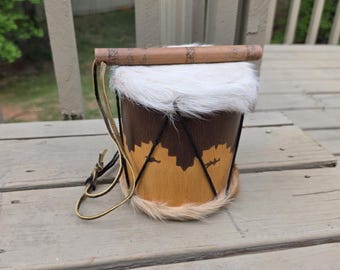 Vintage Nacional Bombo Criollo Drum Mini Leather Drum