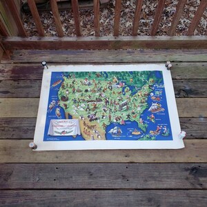 Vintage American Folklore & Legends Poster John Dukes McKee