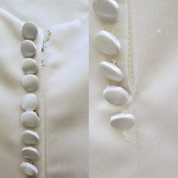Vintage ABS Allen B Schwartz Wedding Dress Strapl… - image 8