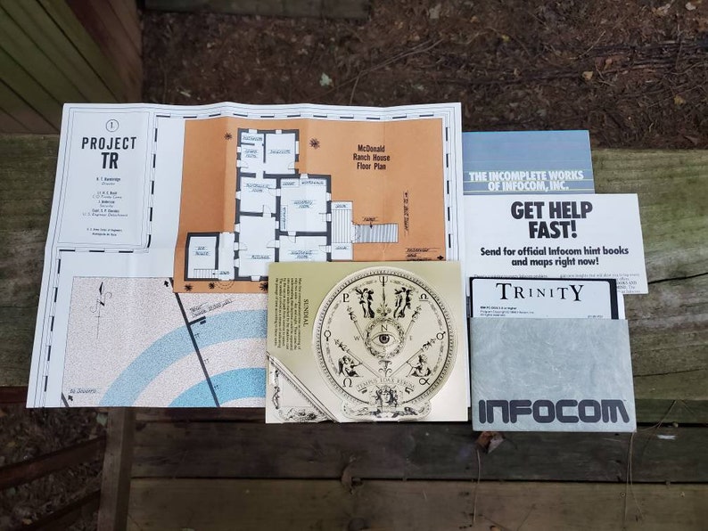 Vintage IBM Infocom Trinity PC Game DOS Disk Game - Etsy Australia