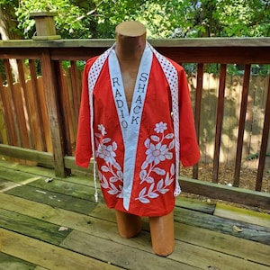 Vintage Kimono Radio Shack Uniform Shirt Robe