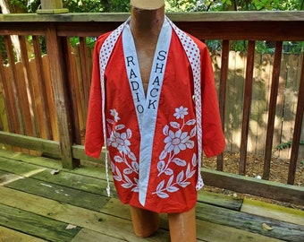 Koszula-szata Vintage Kimono Radio Shack