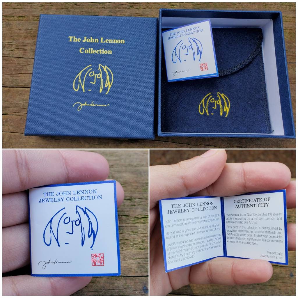 Vintage John Lennon Jewelry Collection Bracelet Sterling Etsy