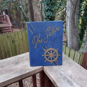 Vintage 1946 The Salvo Navy Naval Officer Training Yearbook