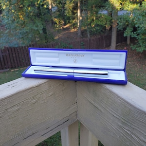 Vintage Waterman Fountain Pen Waterman Chrome M Pen