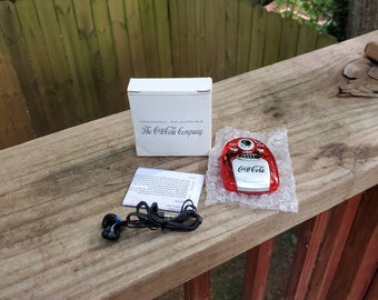 Vintage Promotional Coca-Cola FM Radio Light Handheld Coca Cola Radio