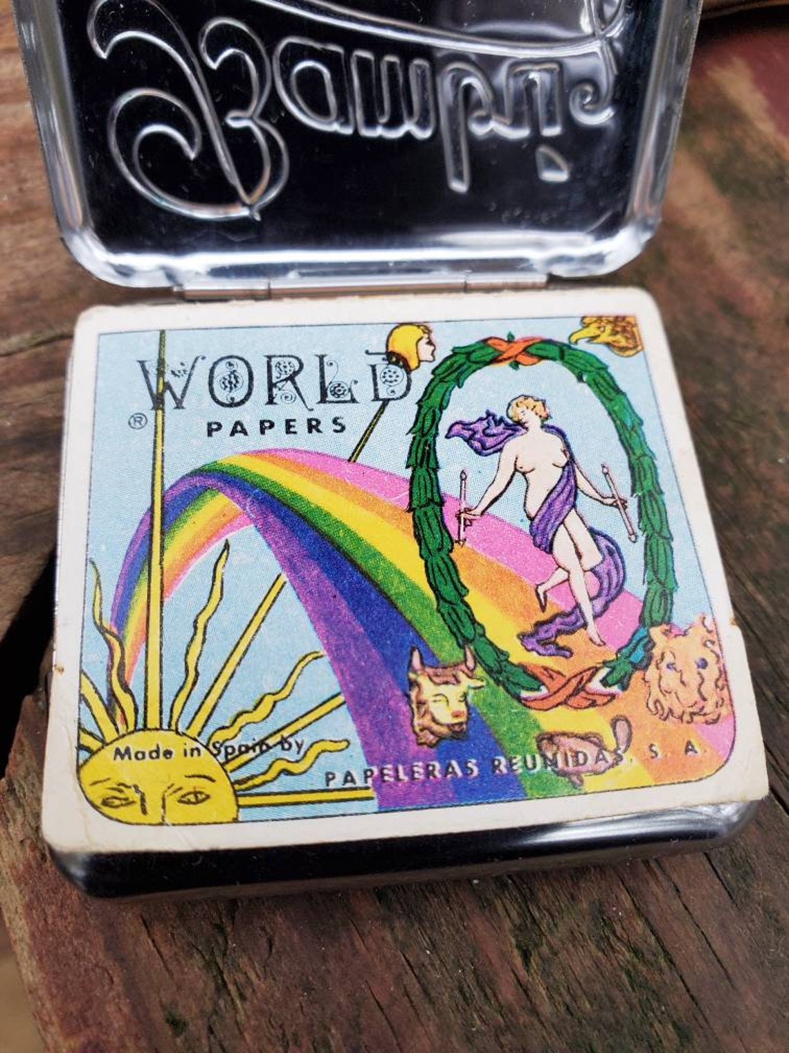 Vintage Bambu Alcoy Rolling Papers Case Cigarette Papers Case Etsy