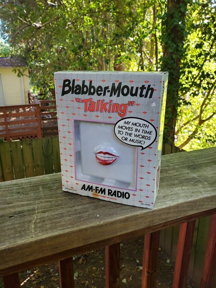 再値下げBlabbermouth(おしゃべりな)ラジオ 古く珍しい40年前の
