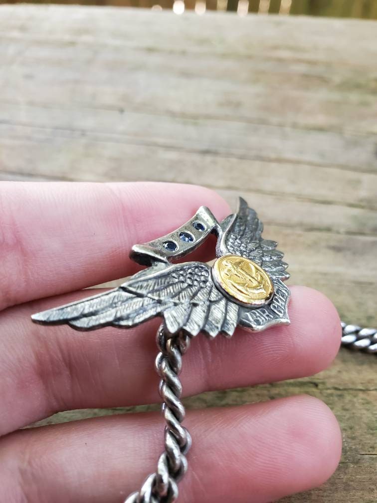 Vintage Military Air Crew Wings Bracelet - Etsy