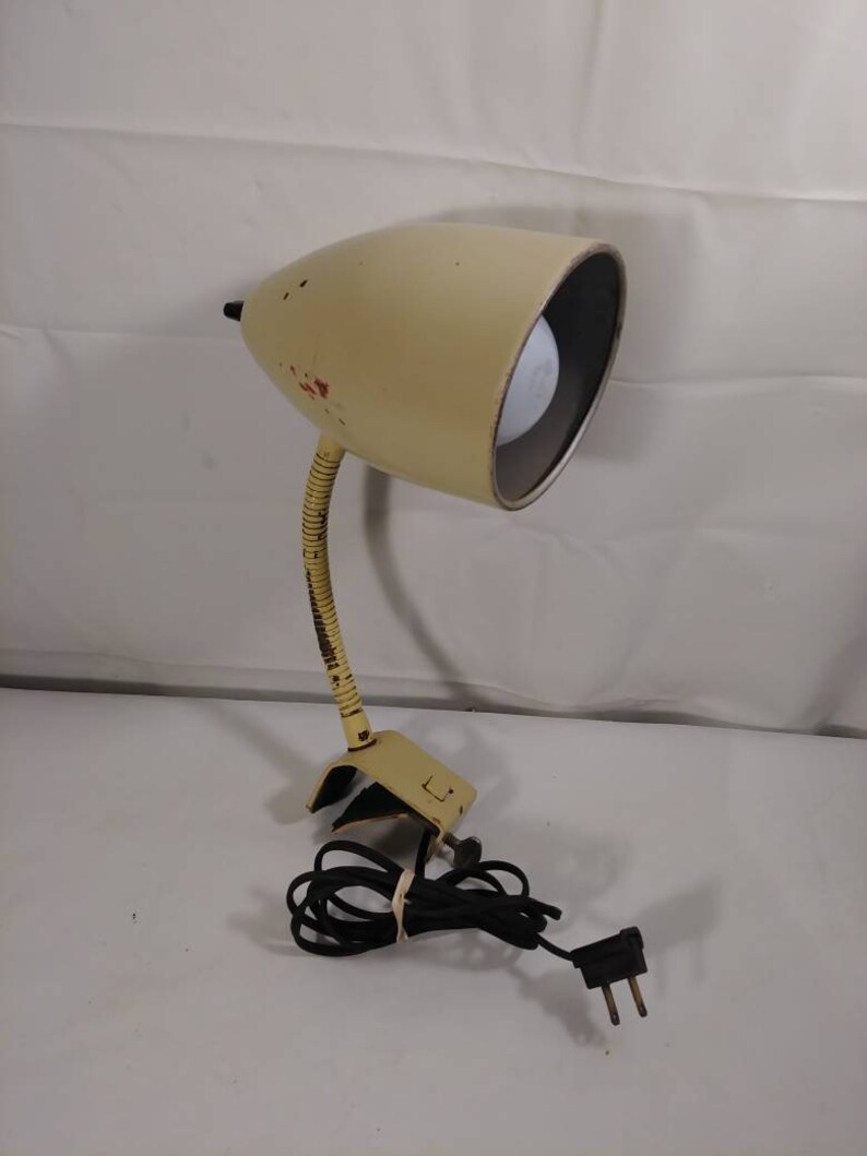 Vintage Workbench Desk Gooseneck Lamp Etsy