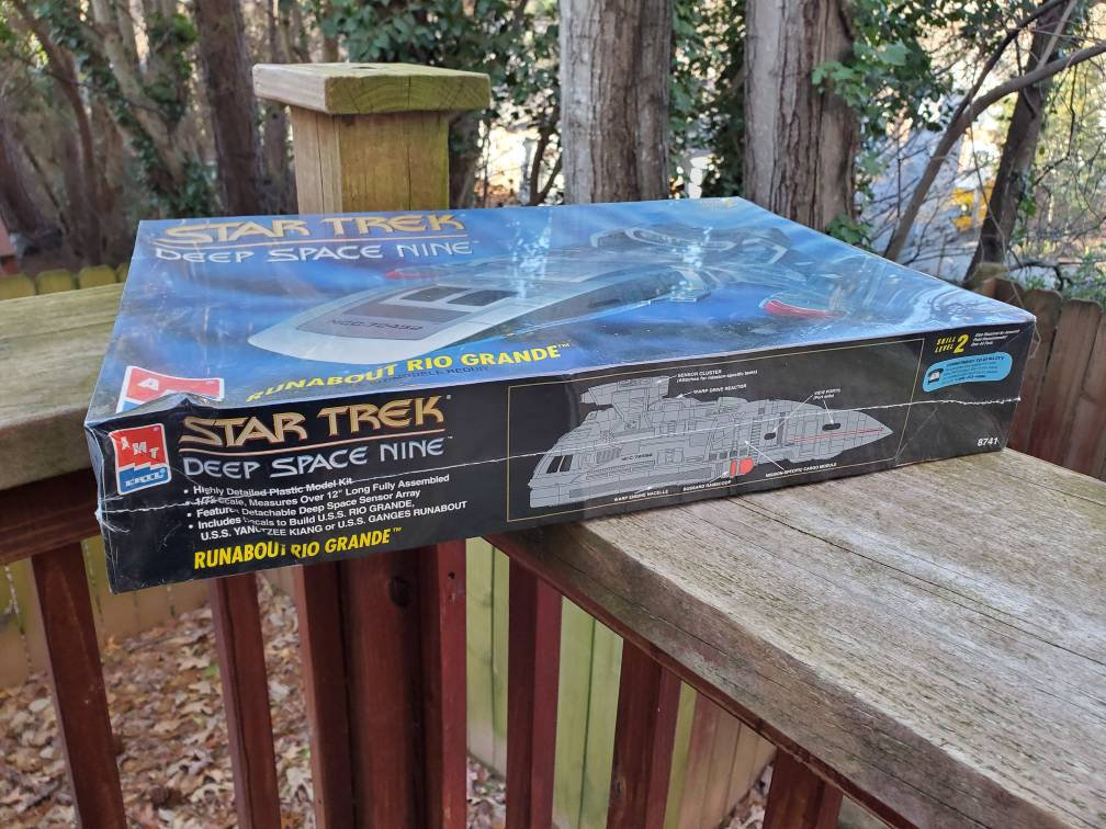 Vintage AMT ERTL Star Trek Deep Space Nine Runabout Rio Grande Sealed ...
