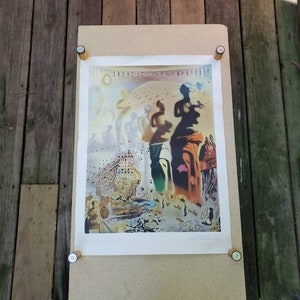 Vintage Salvador Dali Hallucinogenic Toreador Arches Lithograph Print Art Signed and Numbered 118/300