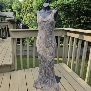 vintage beaded dresses for sale Vintage Silk Beaded Dress