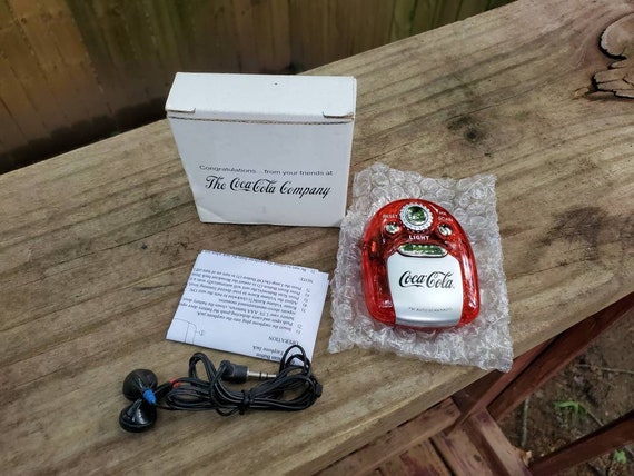 Vintage Promotional Coca-cola FM Radio Light Handheld Coca Cola