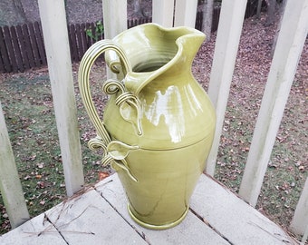 Italienische Vietri of Italy Keramik Vietri Krugvase 46 cm